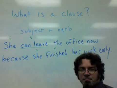 What is a clause?