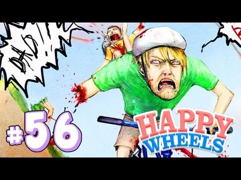 WALKING IN HAPPY WHEELS! - Happy Wheels - Part 56