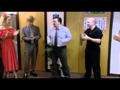 The Office - David Brent dances.