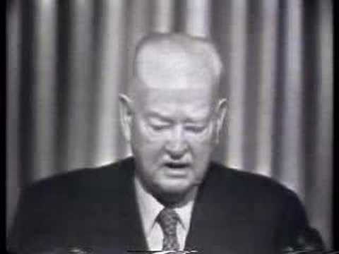 President Herbert Hoover on TV! (1960)