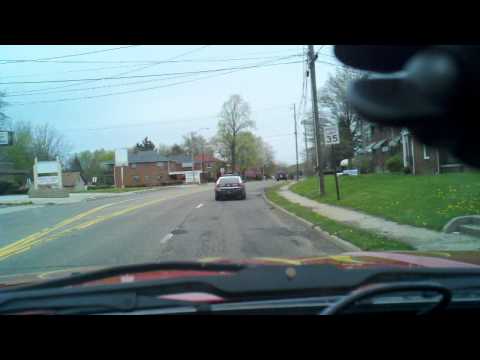 Behind a Canton, Ohio Police Car