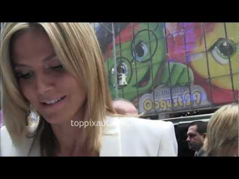 Heidi Klum - Signing Autographs at 