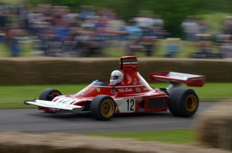 Niki Lauda's 1975 Ferrari 312T at the 2012 Goodwood Festival of Speed.