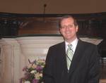 Philip Graham Ryken, president of Wheaton College in Wheaton, Illinois, photographed on his last Sunday as the senior pastor of Tenth Presbyterian Church, Philadelphia, PA, in front of the pulpit.