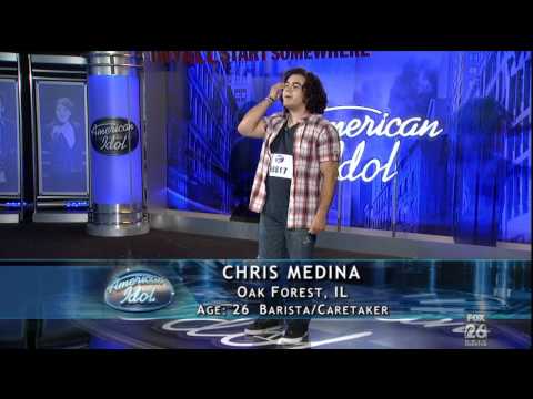 American Idol 2011 Chris Medina Fiance Has Brain Damage and Sings His Heart Break Even For her [HD]