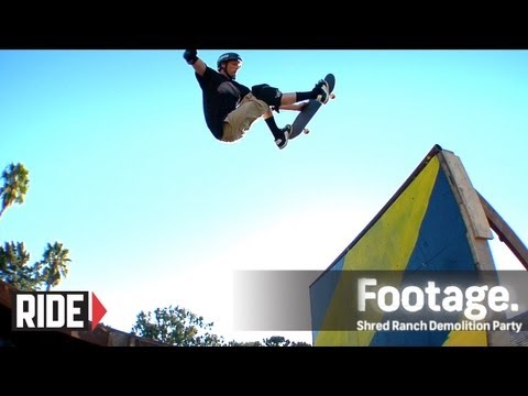 Tony Hawk, Bob Burnquist and more Skate a Vert Ramp through the Roof