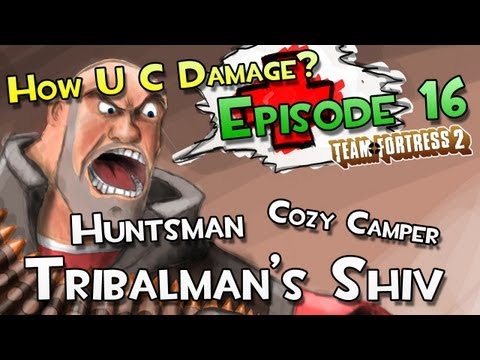 TF2 - HOW UC DAMAGE? EP16 Huntsman & Cozy Camper Sniper (Team Fortress 2 Shibby2142)