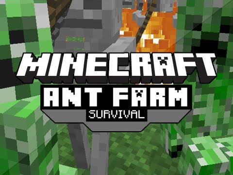 Minecraft: Ant Farm Survival: Episode 6 - Finally a safe area! (MOTB)