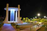 One of the fountains in Mersin has highway connections to the north, east and west. Mersin is also connected to the southern railroad. Adana airport is 69 kilometres (43 mi).