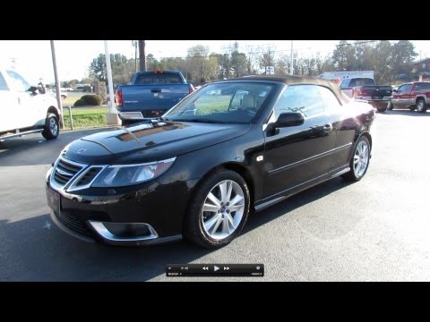 2009 Saab 9-3 Aero Turbo V6 Convertible Start Up, Exhaust, and In Depth Tour