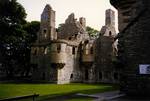 Earl's Palace, Kirkwall, Scotland. The ruins of the Earl's Palace, Kirkwall lie near St Magnus Cathedral in the center of Kirkwall, Orkney, Scotland. Built by Patrick Stewart, 2nd Earl of Orkney