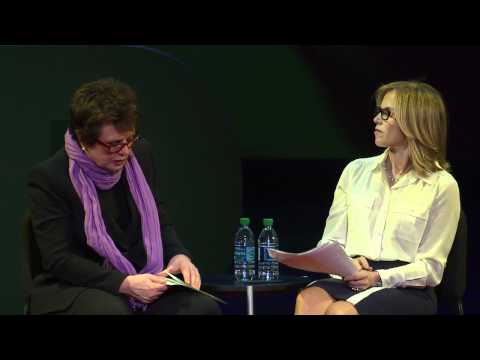 Katie Couric and Billie Jean King at TEDMED 2012