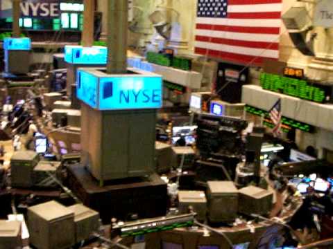 Trading Floor at New York Stock Exchange (NYSE)