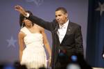 President Obama and First Lady Michelle Obama Taken January 20, 2009 at the Souther Regional Ball, held in honour of the inauguration of the 44th President of the United States of America, Barack Obama.