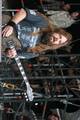 Guitarist Mark Morton performing at the Download Festival music concert in 2007.