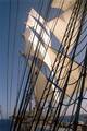 Pacific Ocean (Aug. 23)--The Coast Guard Cutter Eagle (WIX 327) under sail on its trip from San Diego to Bermuda, a 6,134 miles journey that pass through three oceans, the Panama Canal and the Bermuda Triangle. USCG photo by Steve Switzer (112496) ( CGC EAGLE (WIX 327) (FOR RELEASE) )