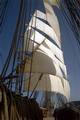 Pacific Ocean (Aug. 23)--The Coast Guard Cutter Eagle (WIX 327) under full sail on its trip from San Diego to Bermuda, a 6,134 miles journey that pass through three oceans, the Panama Canal and the Bermuda Triangle. USCG photo by Steve Switzer (112454) ( CGC EAGLE (WIX 327) (FOR RELEASE) )