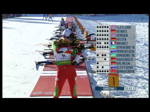 Darya Domracheva (BLR) Women's Mass Start Oberhof (GER)