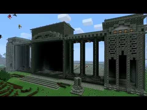 Minecraft Timelapse - Huge Train Station