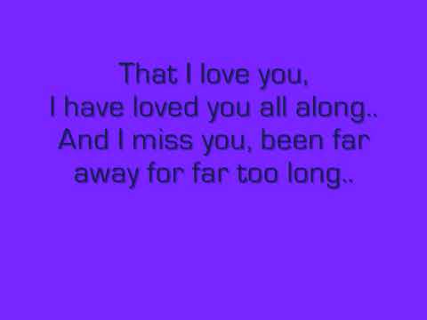 Far Away Nickelback Lyrics Video