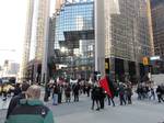 Occupy Bay Street in Toronto's financial district. The Canadian Bankers Association told its members to 