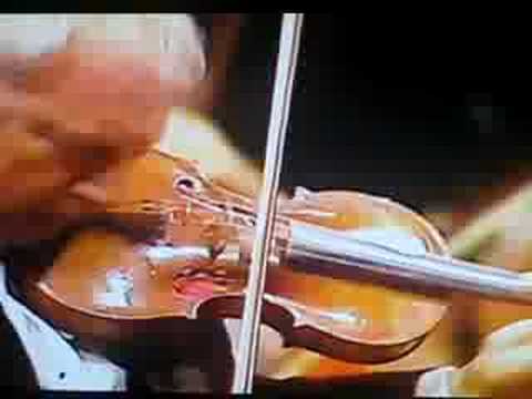 Isaac Stern: Brahms Violin Concerto- 3rd mvt.