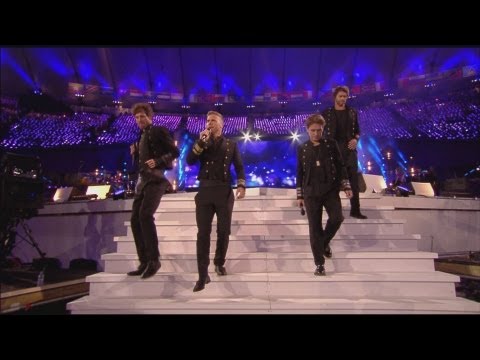 Closing Ceremony - Take That - London 2012 Olympic Games