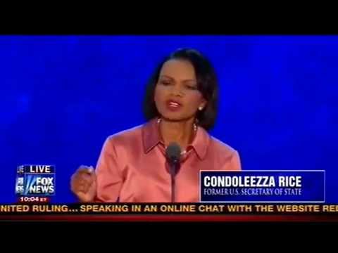 Condoleezza Rice RNC Full Speech 2012, Brings Crowd To Its Feet With Stirring Foreign Policy Speech