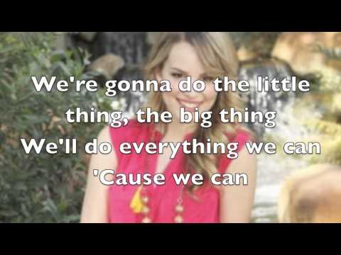 Bridgit Mendler - We Can Change The World Lyrics