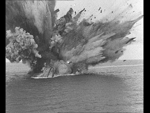 HMS Barham Explodes and Sinks, 1941 [Full Resolution]