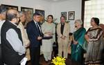 The Jury Members for the 59th National Film Awards, Ms. Rohini Hattangady, Feature Film Jury (Central Panel), Shri Ramesh Sharma, Non-feature film Jury and Ms. Vijaya Mulay, Best Writing on Cinema Jury, submitted their reports to the Union Minister for Information and Broadcasting, Smt. Ambika Soni, in New Delhi on March 07, 2012.The Secretary, Ministry of Information & Broadcasting, Shri Uday Kumar Varma is also seen.