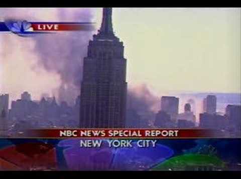 NBC 9/11/01 - End of Today Show to News Coverage