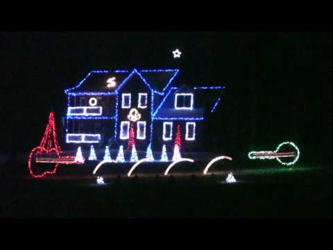 Amazing Grace Christmas Light Show Yule 2010