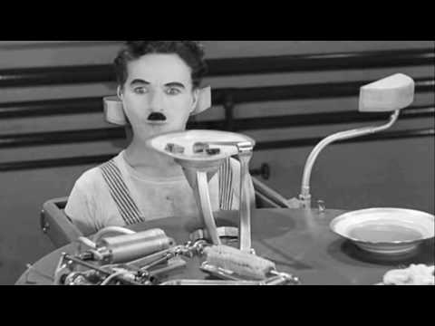 Modern Times - Charlie Chaplin Eating Machine