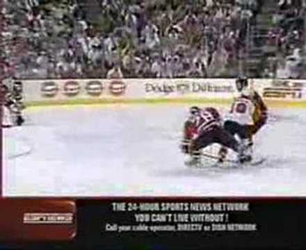 1999-00 Round 3/Game 7: Scott Stevens Hits Eric Lindros