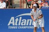 Andy Roddick of the USA during his match against Rajeev Ram of the USA on Day 4 of The Atlanta Tennis Championships in Atlanta, Georgia USA. Roddick won 61 76 63  - July 22, 2010