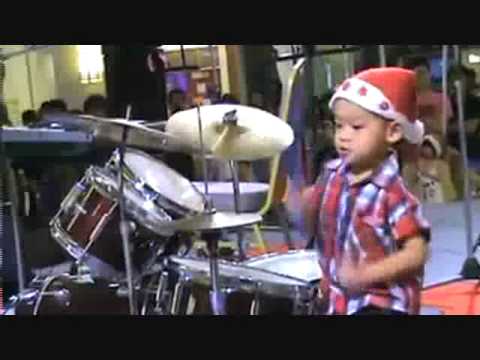 Little Boy Drumming