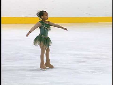 Starr age 7 ice skating ( Future Olympian)