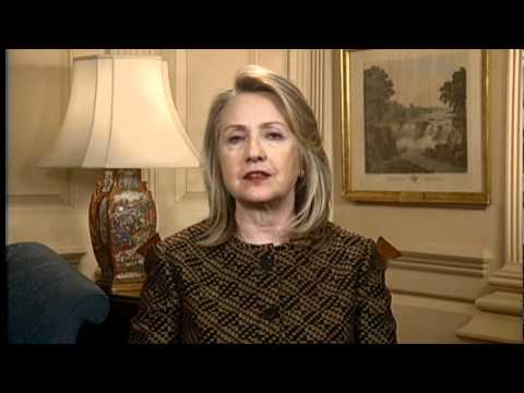 Secretary Clinton Delivers a Video Message on Bullying