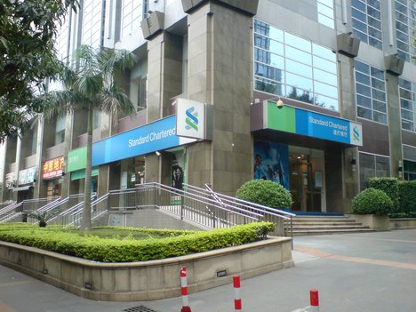 Standard Chartered Bank China in Guangzhou Tianhe.