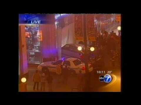 WLS-TV Studio Car Crash