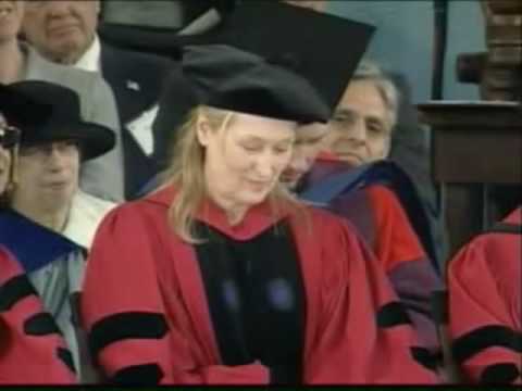 Meryl Streep receives honorary degree at Harvard - 2010