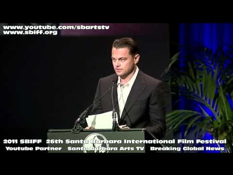 Director Chris Nolan Awards with Leonardo DiCaprio SBIFF