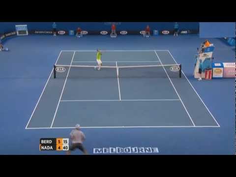 HD Nadal vs Berdych Part I - Australian open 2012 quaterfinals - Extended highlights