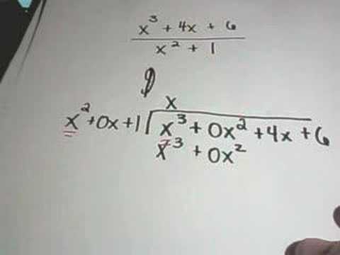 Long Division of Polynomials