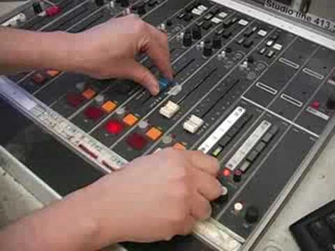 How a Radio Station Works : Radio Station Equipment: On-Air Mixing Board