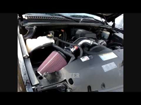 K&N 77 Series Performance Cold Air Intake system on Silverado