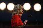 Ann Romney, wife of U.S. Republican presidential nominee Mitt Romney, addresses the Republican National Convention in Tampa, Fla.