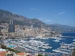 View of Port Hercule, Monaco. The name was given to the coast by the writer Stéphen Liégeard in his book, La Côte d’azur, published in December 1887