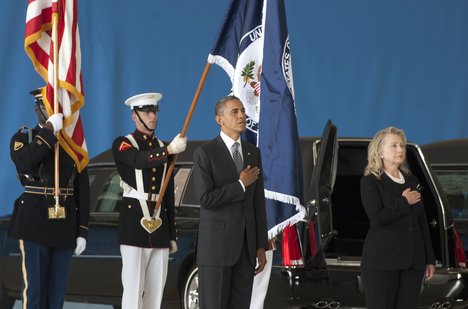 President Obama and Hillary Clinton Mourn Americans Killed in Libya 